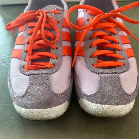 Adidas Women's Purple and Orange Sneakers - Picture 3 of 8